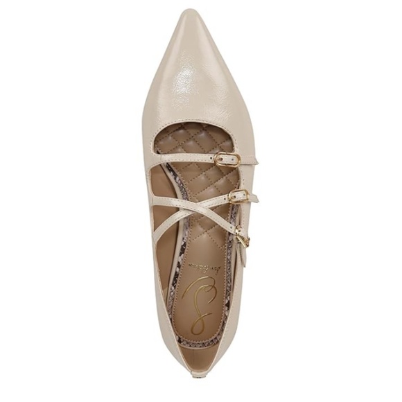 Sam Edelman Cass Women's Flat Shoes Alpine Ivory : 7 M, Leather/Rubber NWT - Picture 2 of 5